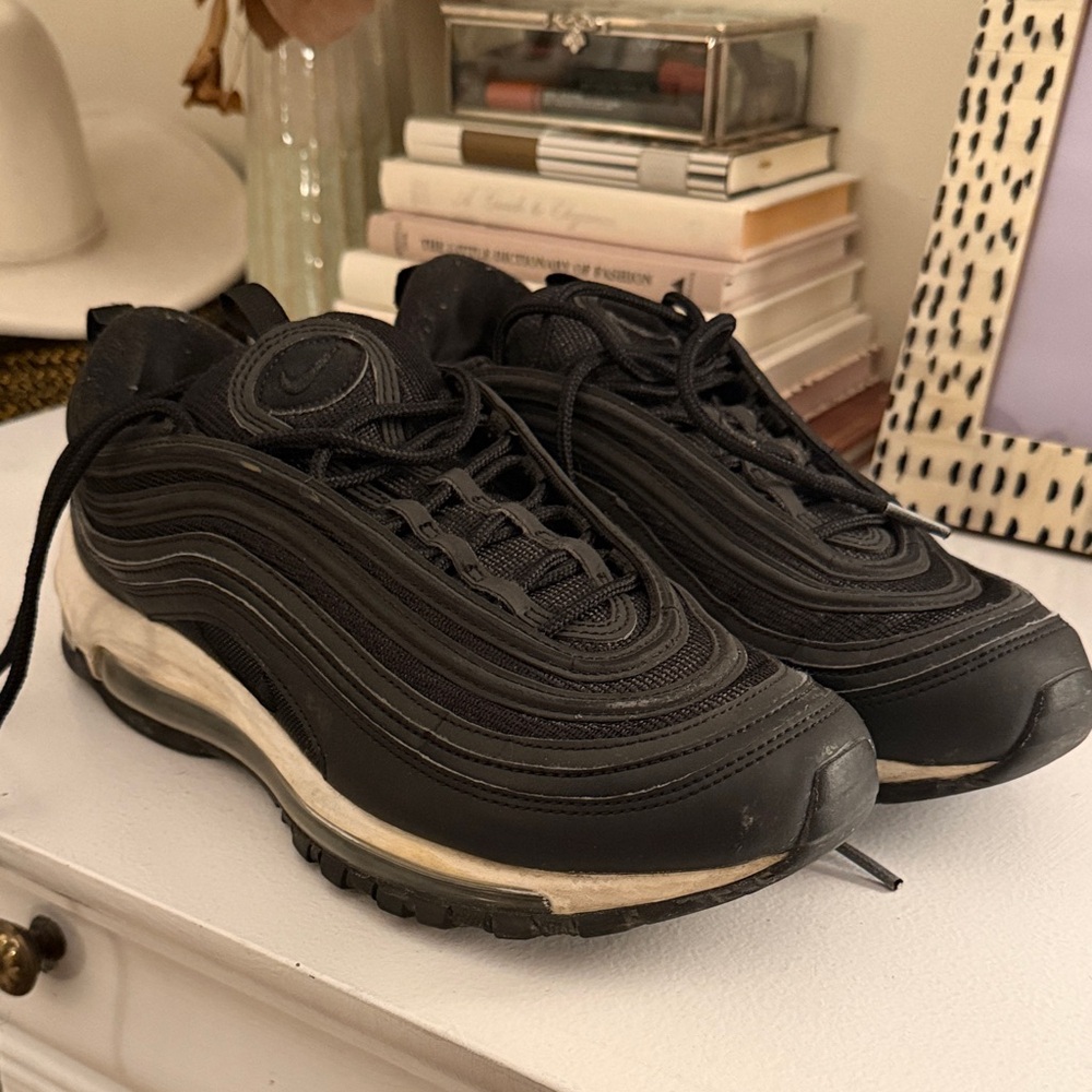 Nike Black and White Air Max 97 Sneakers